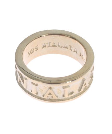 Nialaya Silver Splendor Sterling Ring for Men