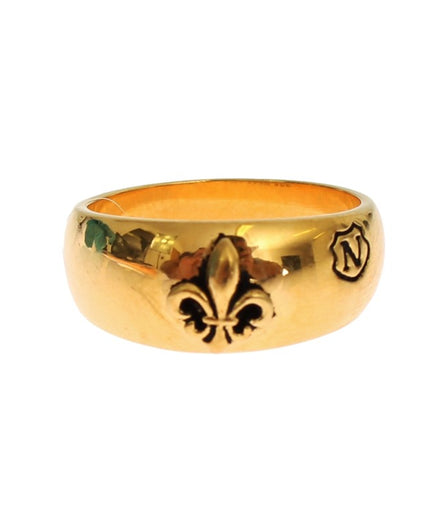 Nialaya Exclusive Gold-Plated Men's Ring