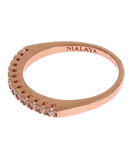 Nialaya Exquisite Gold-Plated Sterling Silver Ring