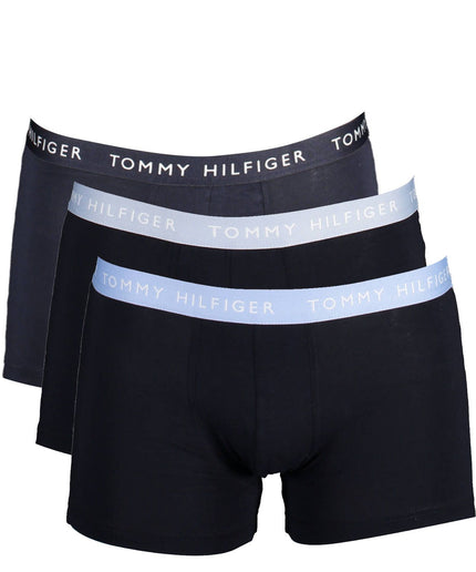 Tommy Hilfiger Black Cotton Men Trunk