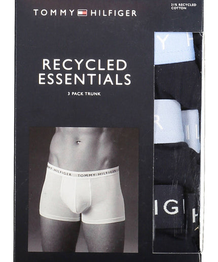 Tommy Hilfiger Black Cotton Men Trunk