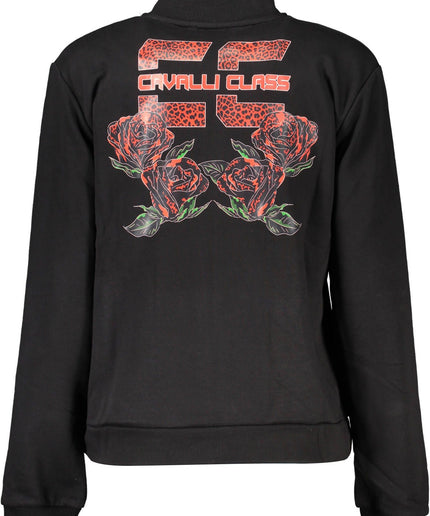 Cavalli Class Black Cotton Women Sweater