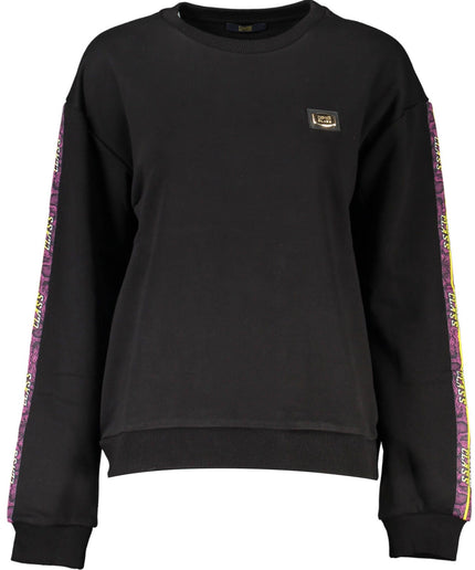 Cavalli Class Black Cotton Women Sweater