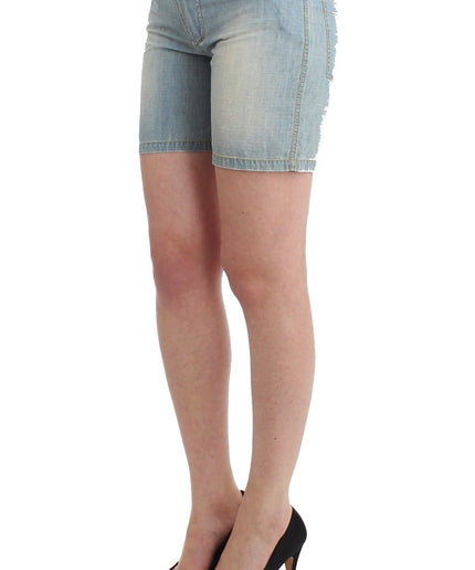 Chic Blue Denim Shorts - Ermanno Scervino