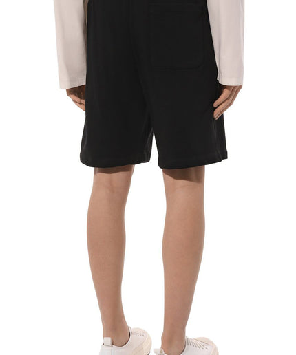 Comme Des Fuckdown Sleek Cotton Bermuda Shorts with Logo Detail