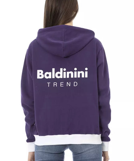 Baldinini Trend Purple Cotton Women Sweater