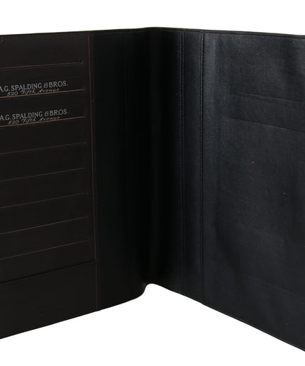 A.G. Spalding & Bros Elegant Leather Passport Wallet - Sleek Travel Essential