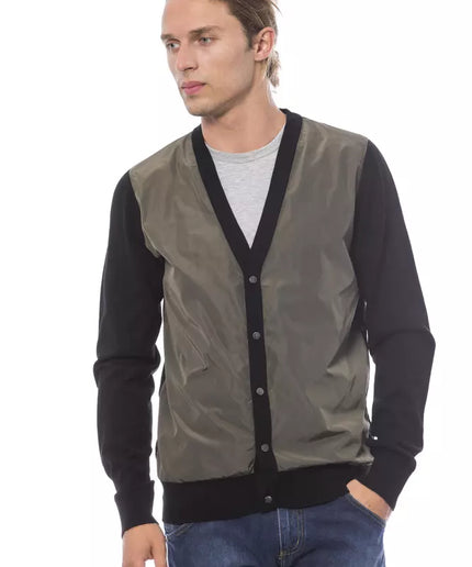 Verri Multicolor Wool Men Cardigan