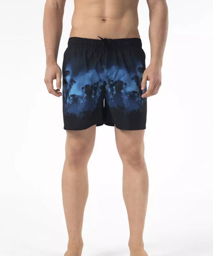 Just Cavalli Black Polyester Men Swim Short