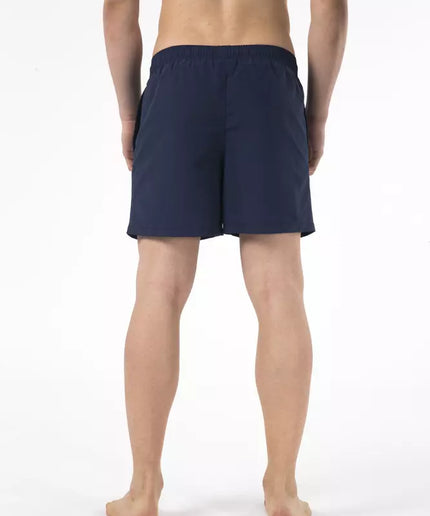 Just Cavalli Blue Nylon Men Swim Short