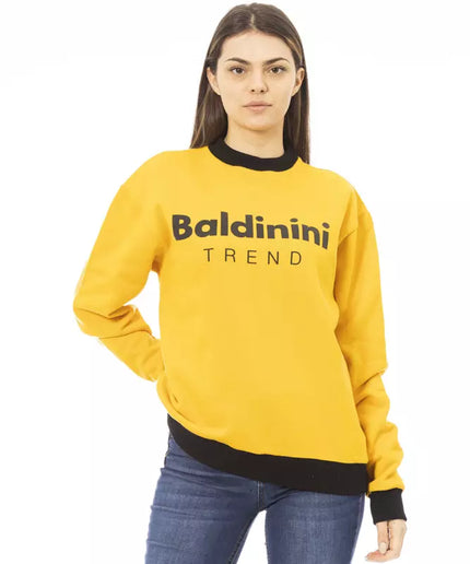 Baldinini Trend Yellow Cotton Women Sweater