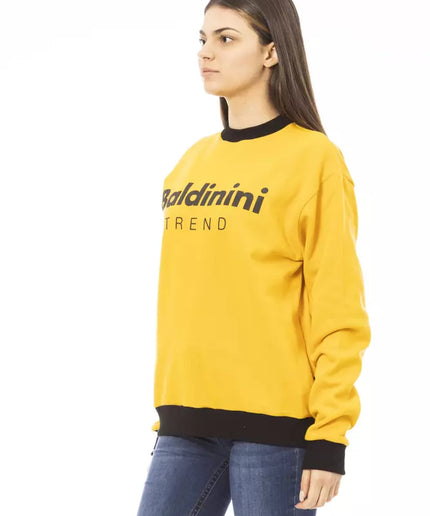 Baldinini Trend Yellow Cotton Women Sweater