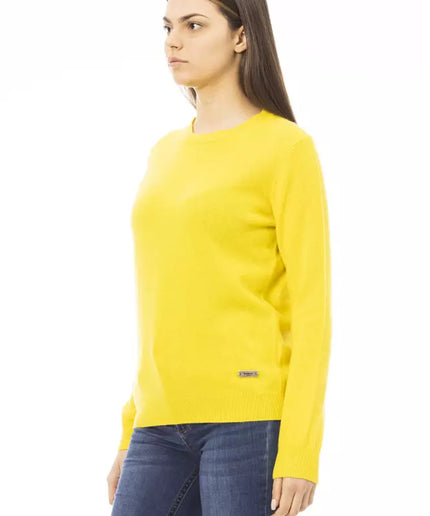 Baldinini Trend Yellow Wool Women Sweater