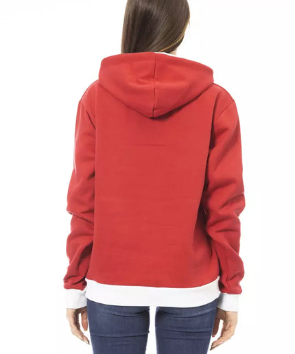 Baldinini Trend Red Cotton Women's Hoodie