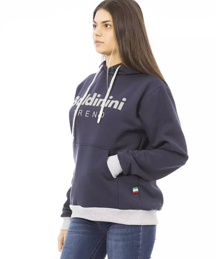 Baldinini Trend Blue Cotton Women Sweater