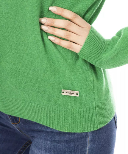 Baldinini Trend Green Wool Women Sweater