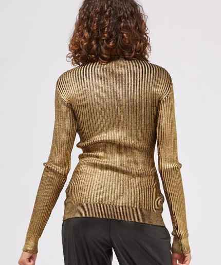 Custo Barcelona Gold Wool Women Sweater