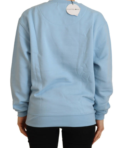 Philippe Model Elegant Light Blue Long Sleeve Sweater