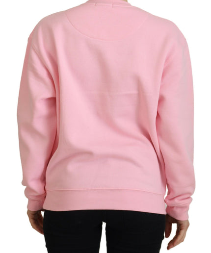 Philippe Model Elegant Pink Long Sleeve Pullover Sweater