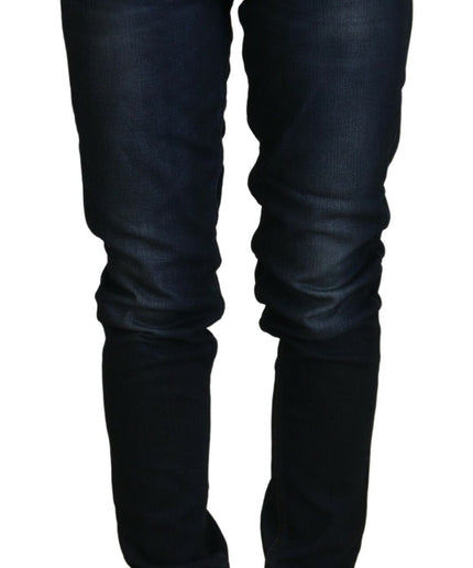 Acht Chic Low Waist Denim Skinny Jeans