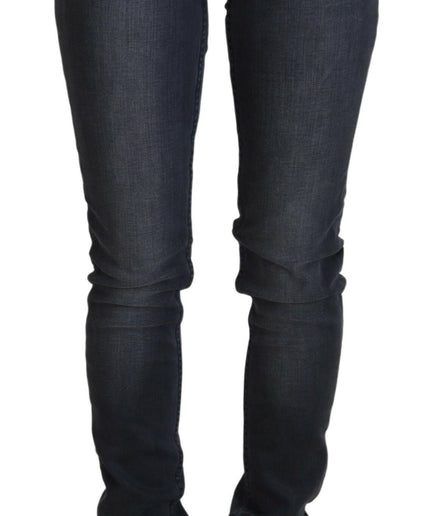 Acht Chic Gray Low Waist Skinny Jeans