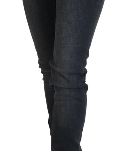 Acht Chic Gray Low Waist Skinny Jeans