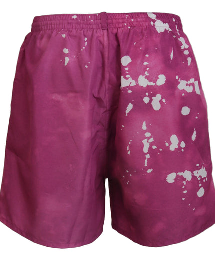 Dsquared² Pink Tie Dye Swim Shorts Boxer