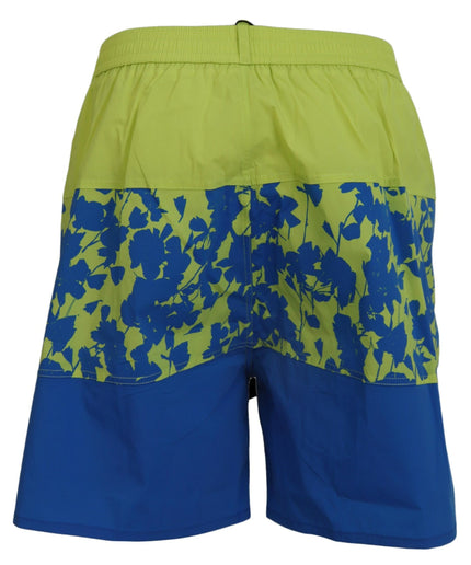 Dsquared² Exquisite Blue Green Swim Shorts Boxer