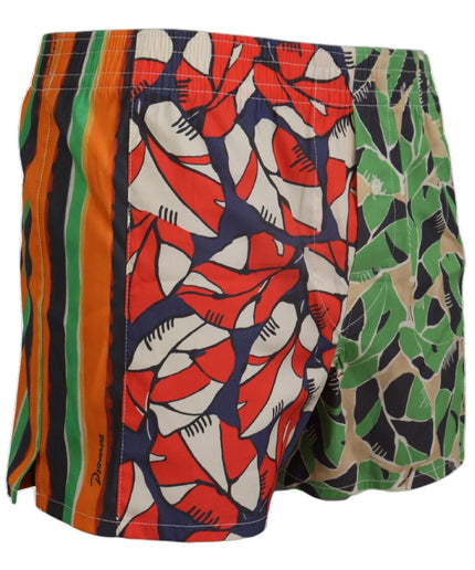 Dsquared² Multicolor Floral Men's Swim Shorts