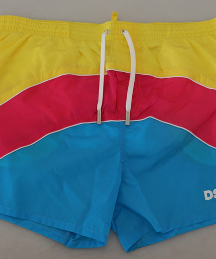 Dsquared² Exclusive Multicolor Swim Shorts Boxer