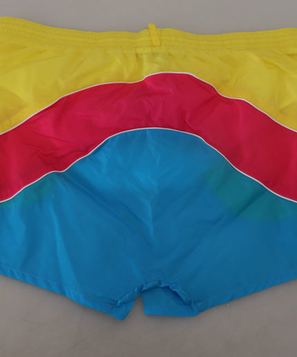 Dsquared² Exclusive Multicolor Swim Shorts Boxer