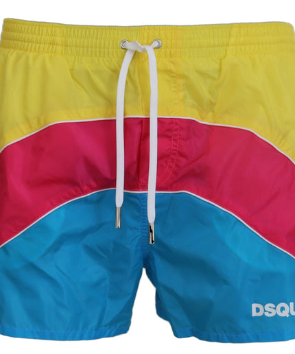 Dsquared² Exclusive Multicolor Swim Shorts Boxer