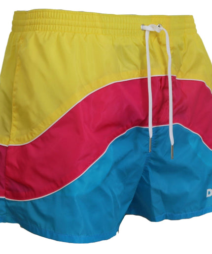 Dsquared² Exclusive Multicolor Swim Shorts Boxer