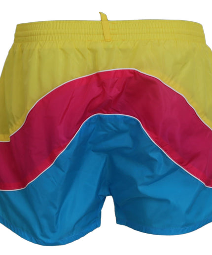 Dsquared² Exclusive Multicolor Swim Shorts Boxer