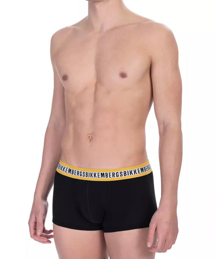 Bikkembergs Black Cotton Men Trunk