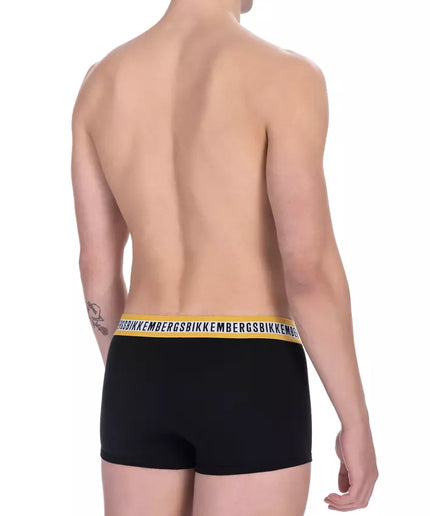 Bikkembergs Black Cotton Men Trunk