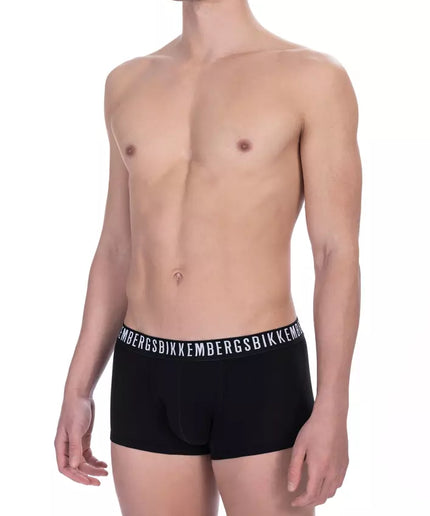 Bikkembergs Black Cotton Men Trunk