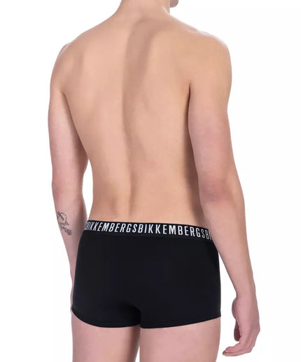 Bikkembergs Black Cotton Men Trunk