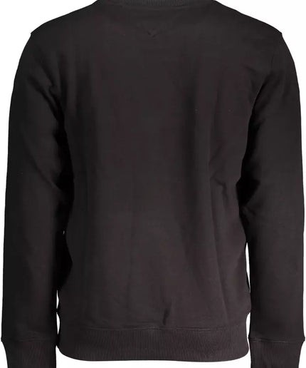 Tommy Hilfiger Black Cotton Men Sweater