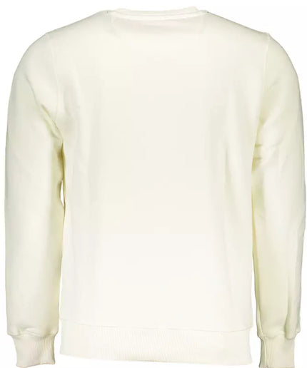 North Sails White Cotton Men Sweater