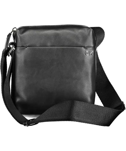 Calvin Klein Black Polyester Men Shoulder Bag