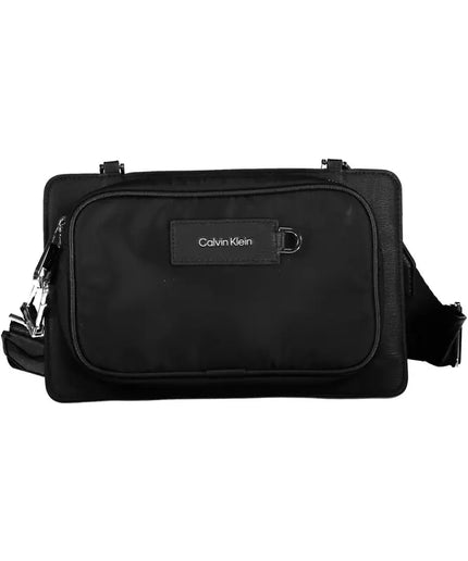 Calvin Klein Black Polyester Men Shoulder Bag