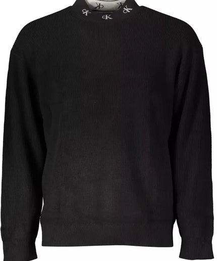 Calvin Klein Black Cotton Men Sweater