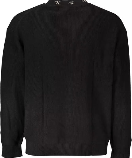 Calvin Klein Black Cotton Men Sweater