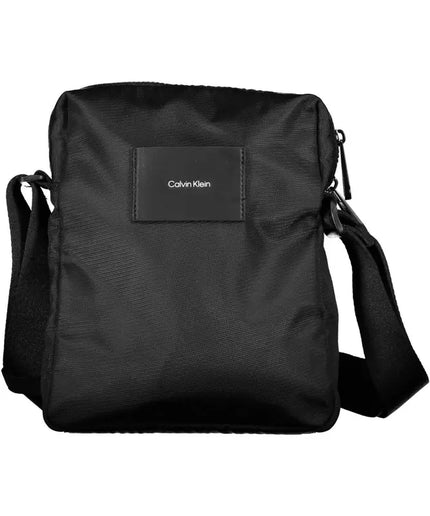 Calvin Klein Black Polyester Men Shoulder Bag