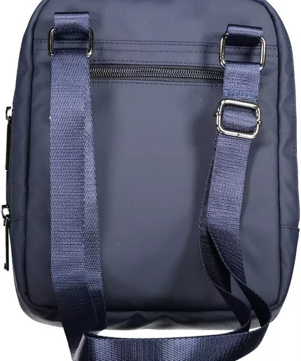 Aeronautica Militare Blue Polyester Men Shoulder Bag