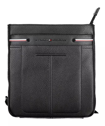 Tommy Hilfiger Black Polyethylene Men Shoulder Bag