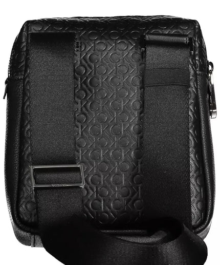 Calvin Klein Black Polyester Men Shoulder Bag