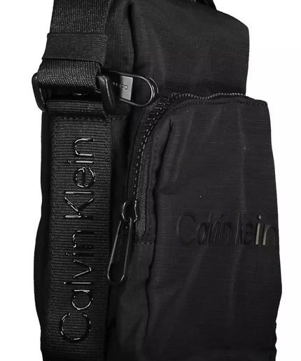 Calvin Klein Black Nylon Men Shoulder Bag