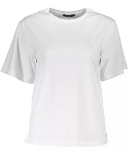 Cavalli Class White Cotton Women T-Shirt